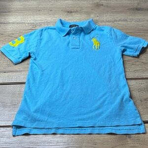 Polo by Ralph Lauren Kids Blue Big Pony Polo Size Medium